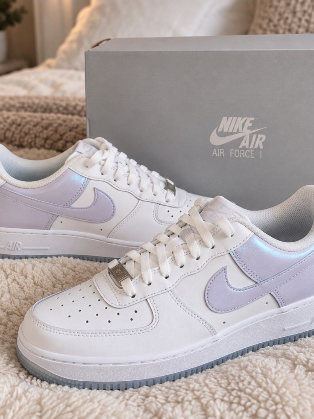 Nike Air Force 1 β07 Pure Violet womenβs 8.5